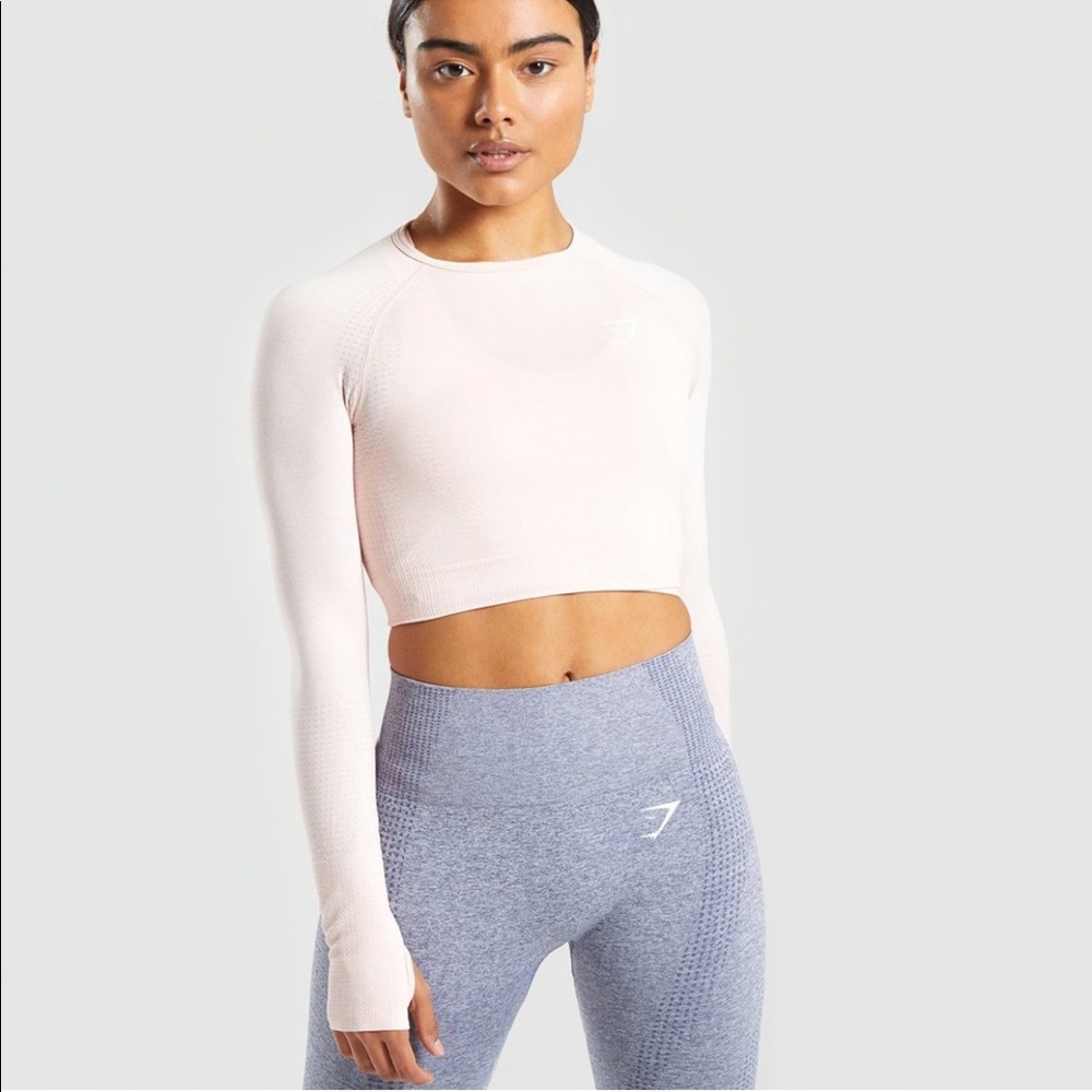 (SOLD) Gymshark Vital Seamless long sleeve crop